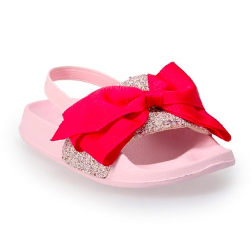JoJo Siwa Bow II Toddler Girls' Slide Sandals